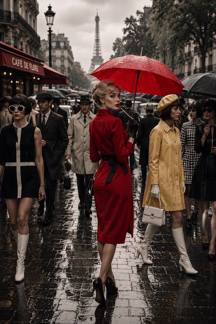 Paris 1960s: A Cinematic Visual Exploration