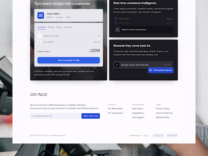 Compact Fintech SaaS Website