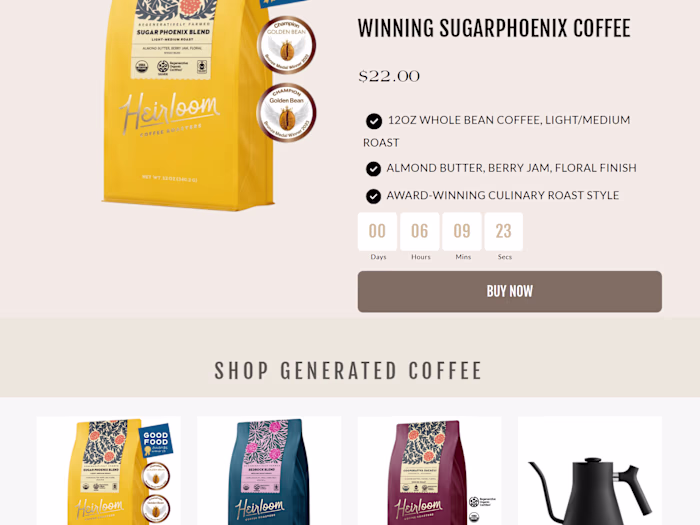 landing page design