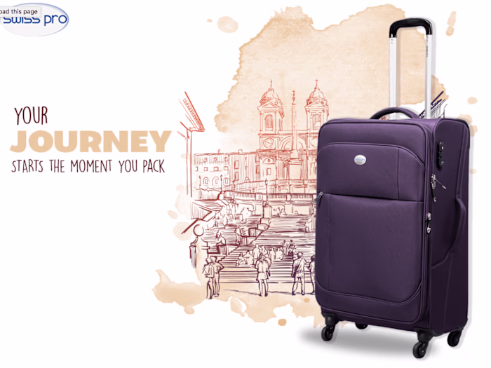 Creative Social Campaign For Travel Bag Brand