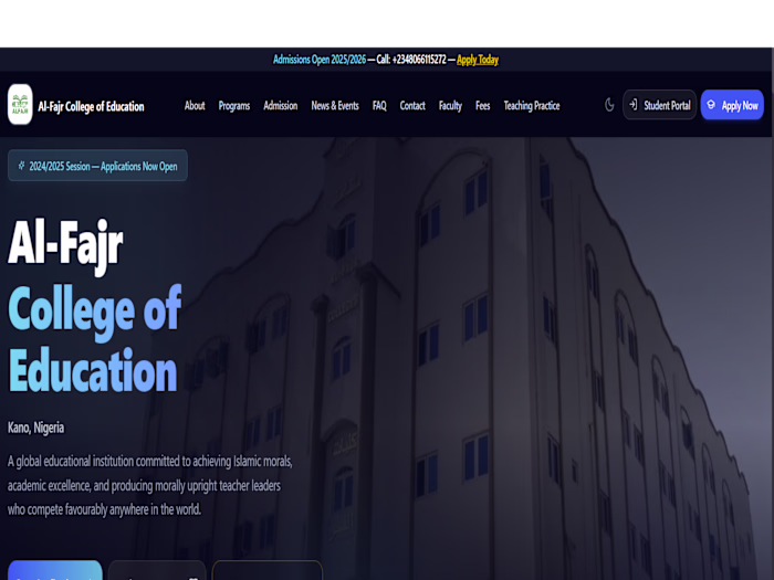 Al-Fajr College of Education —