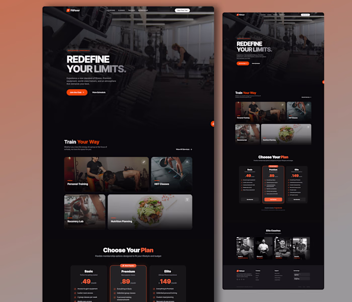 UI/UX Design for Fit Fever