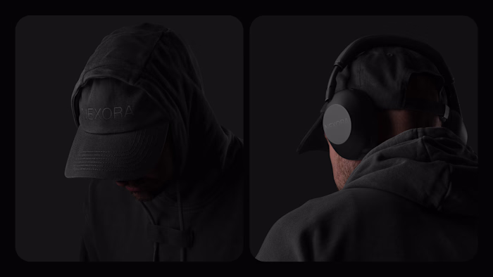 Nexora | Visual Identity
A dual-panel