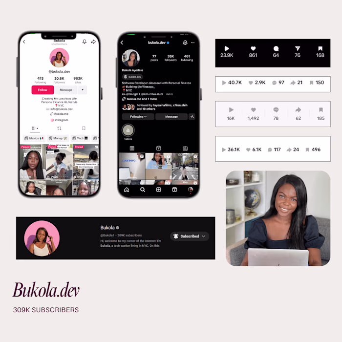 UGC Content, Social Media Management & Creator Branding 