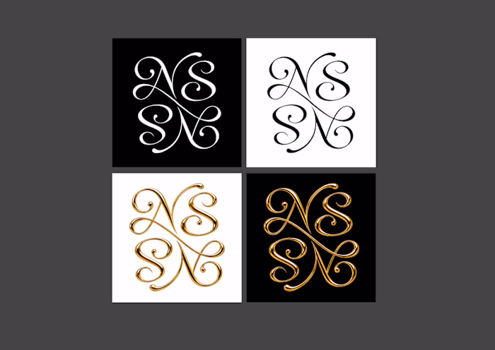 NS monogram, work in progress..