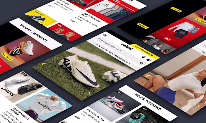 UI/UX Design (Rebel Sport)