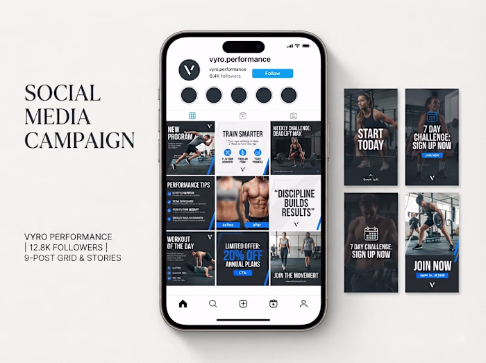 A complete Instagram social media