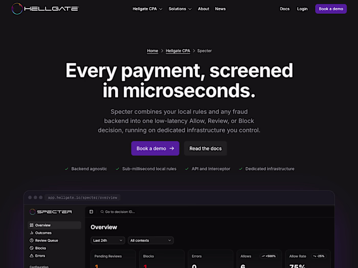 Hellgate.io Framer Design and Development