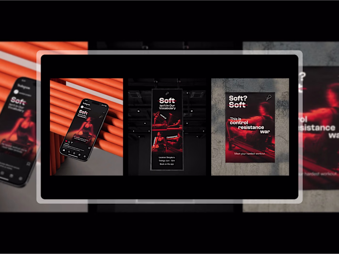 Pilatesroom Campaign Imagined: Soft Isn't In Our Vocabulary
