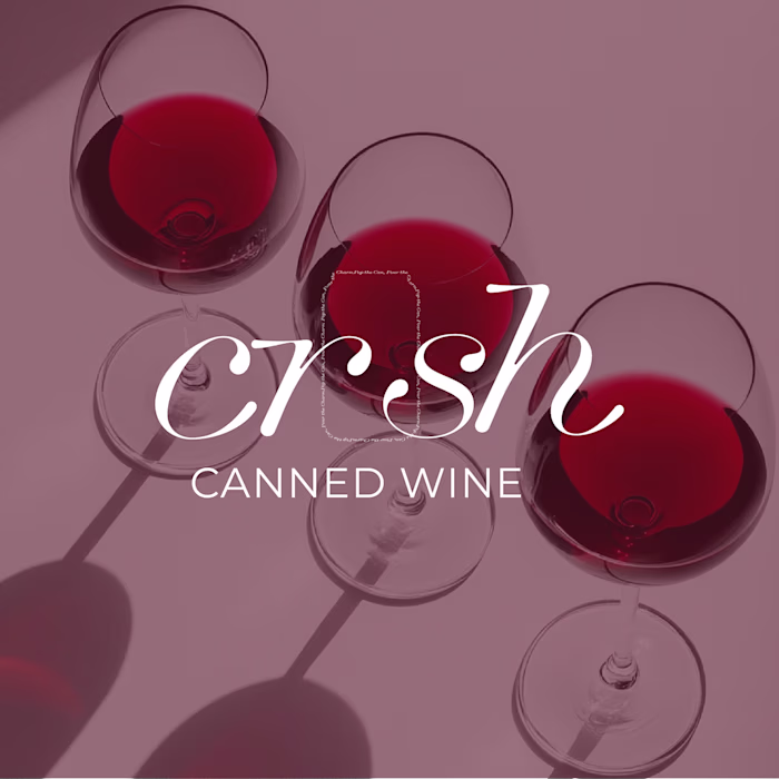 Crush Canned Wine : Logo Design