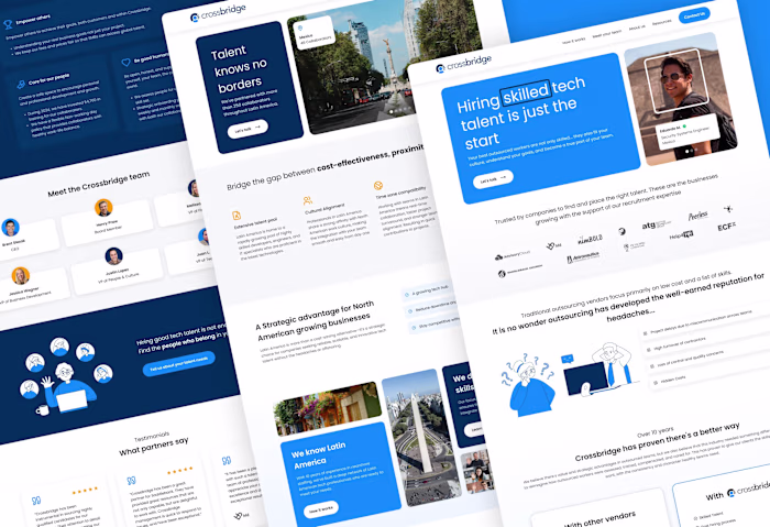 Crossbridge Global Partners — Website Redesign