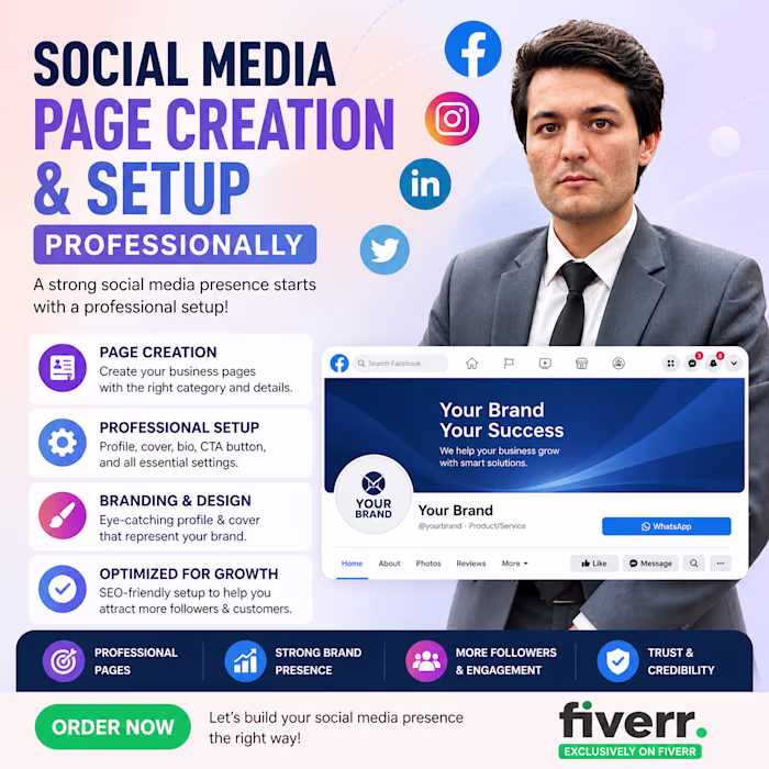 Social Media Business pages creation