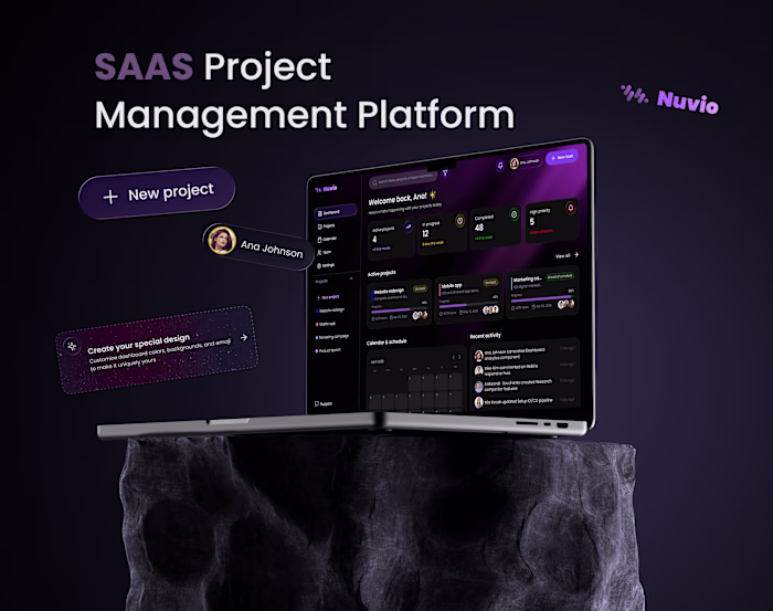 NUVIO | PROJECT MANAGEMENT PLATFORM | SAAS