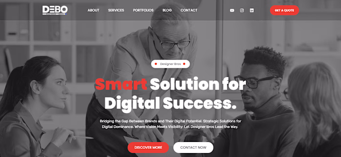 Designer Bros - Business Website For Our Brand