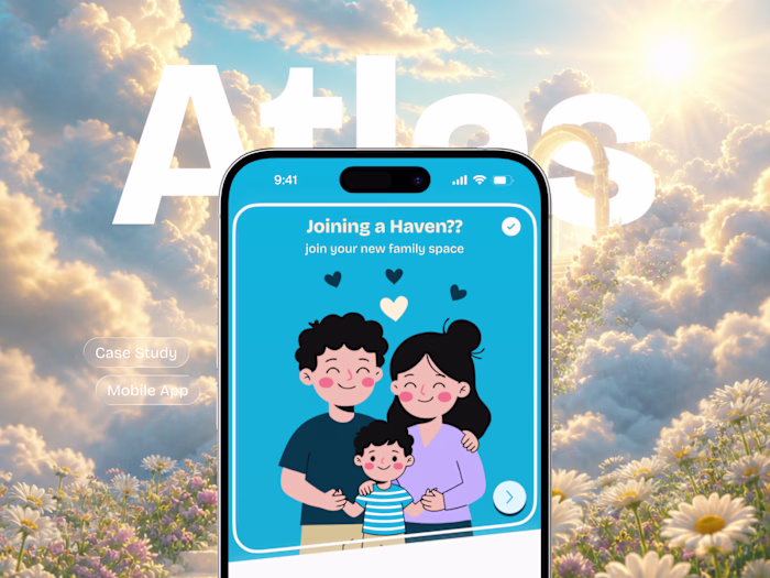 Atlas — Family Safety App UI/UX Case Study 2026