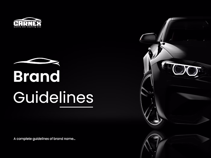 Carnex Logo Design Brand Guidelines | Car: Behance
