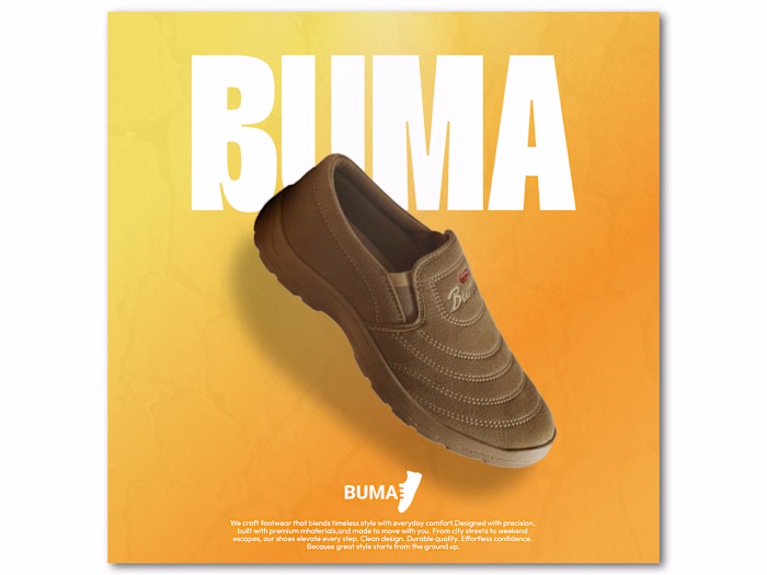 Media Poster design - Buma Footware