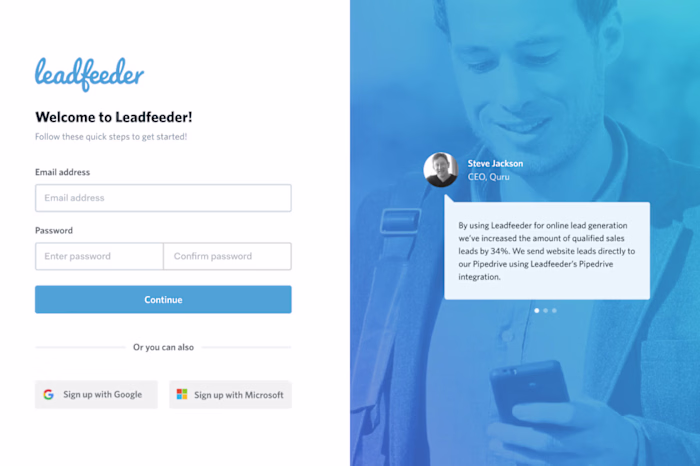 Leadfeeder Onboarding