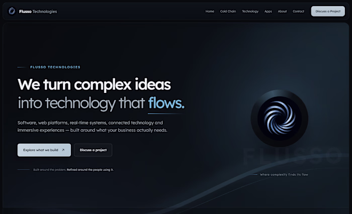 Designed and developed the Flusso
