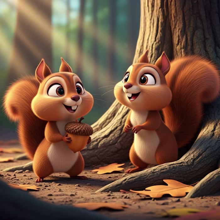 A simple acorn. A special