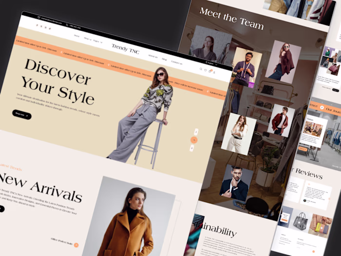Trendy TNC - Retail & E-Commerce Website Template