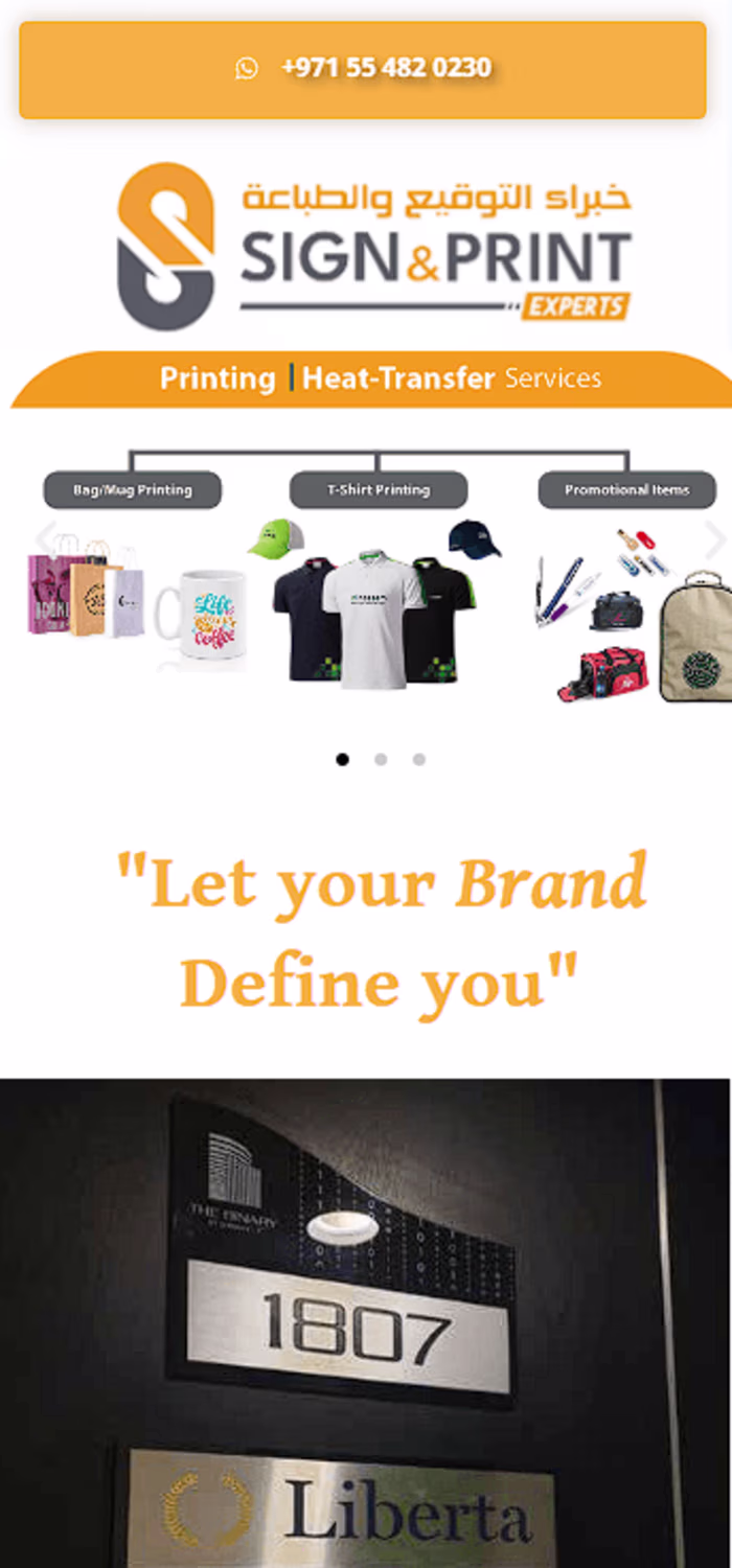 Sign & Print Experts, a Dubai-based Branding Company