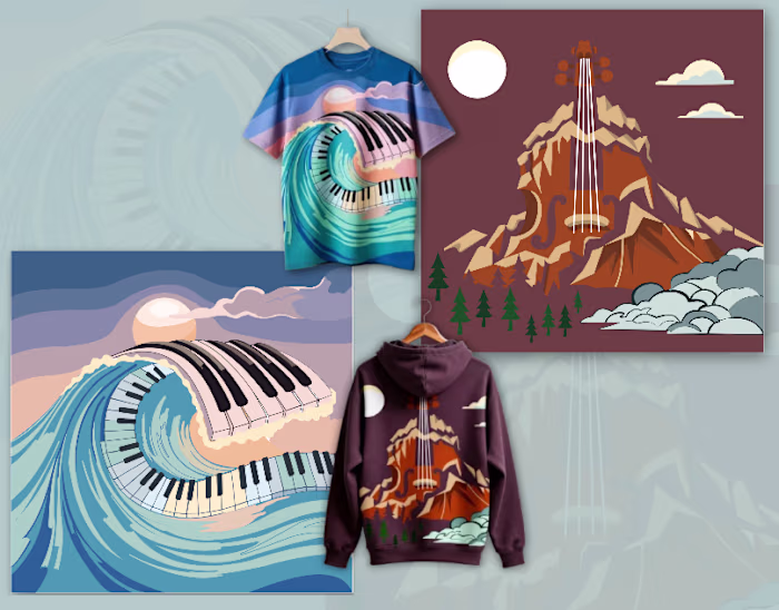 Surreal Apparel Illustration Series