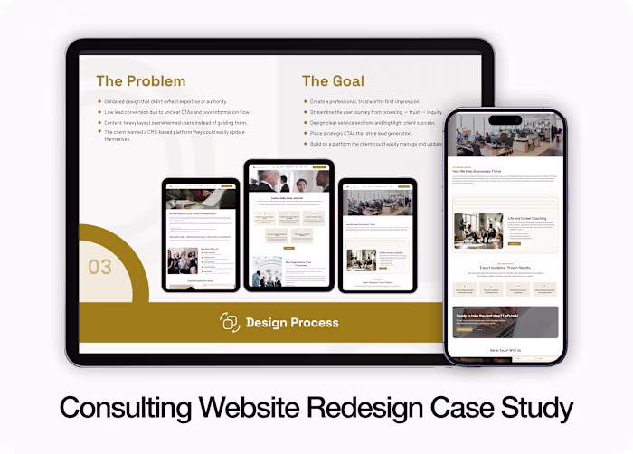 Consulting Website Redesign that Boosted Trust &  Engagement