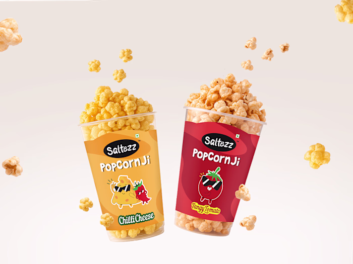 Popcornji Packaging Design & Promotional Campaign