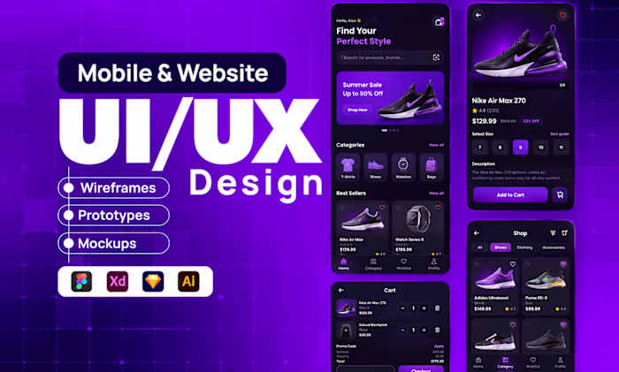 Ecommerce app design