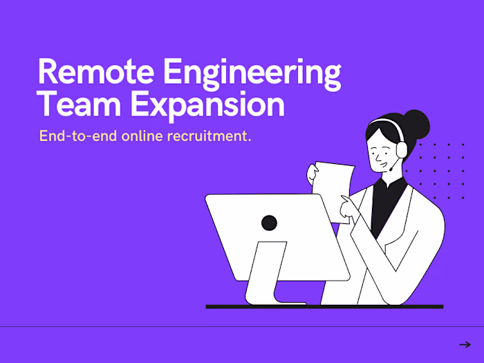 Remote Engineering End-to-End Online Recruitment