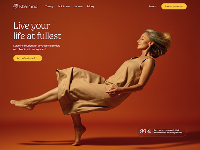 Klearmind Clinics - Ketamine Therapy Landing Page