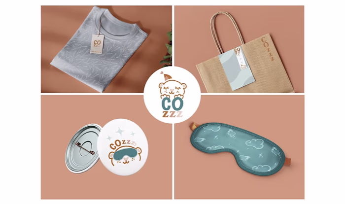 COzzz Sleepwear Branding Design