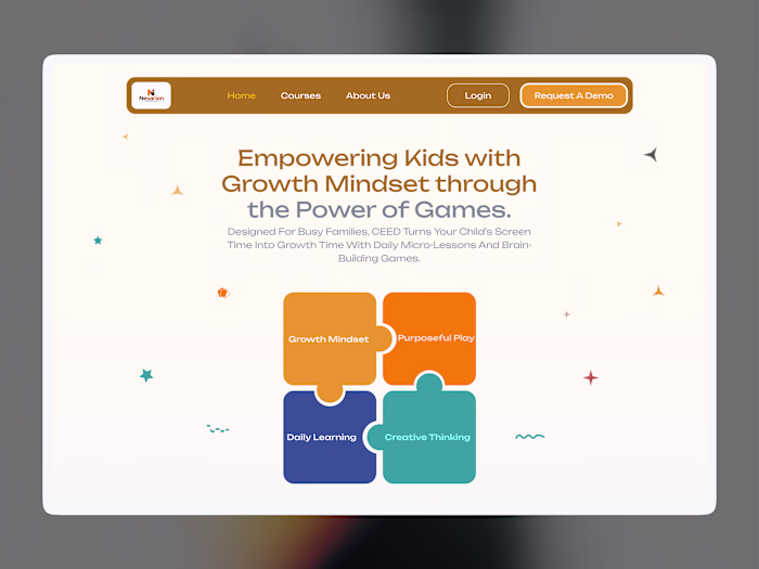 CEED Digital Learning Experience UI/UX Design