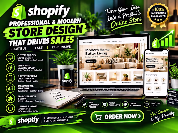 I design professional, modern, and