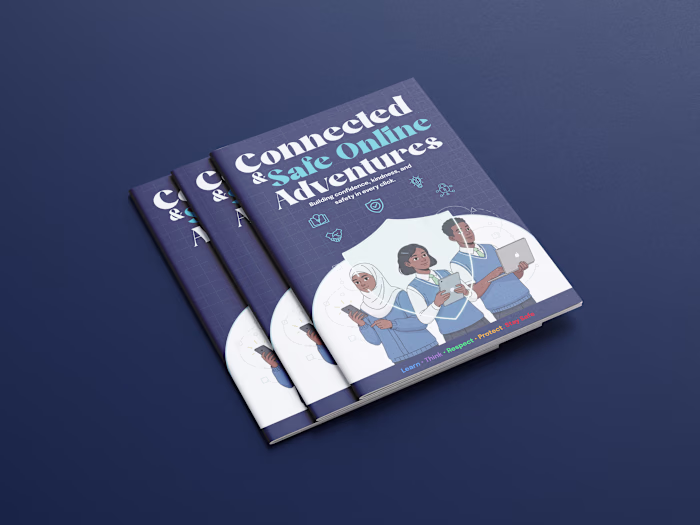 Children's Digital Safety Book Design