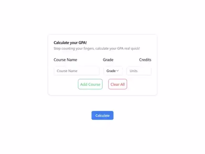 GPA Calculator
