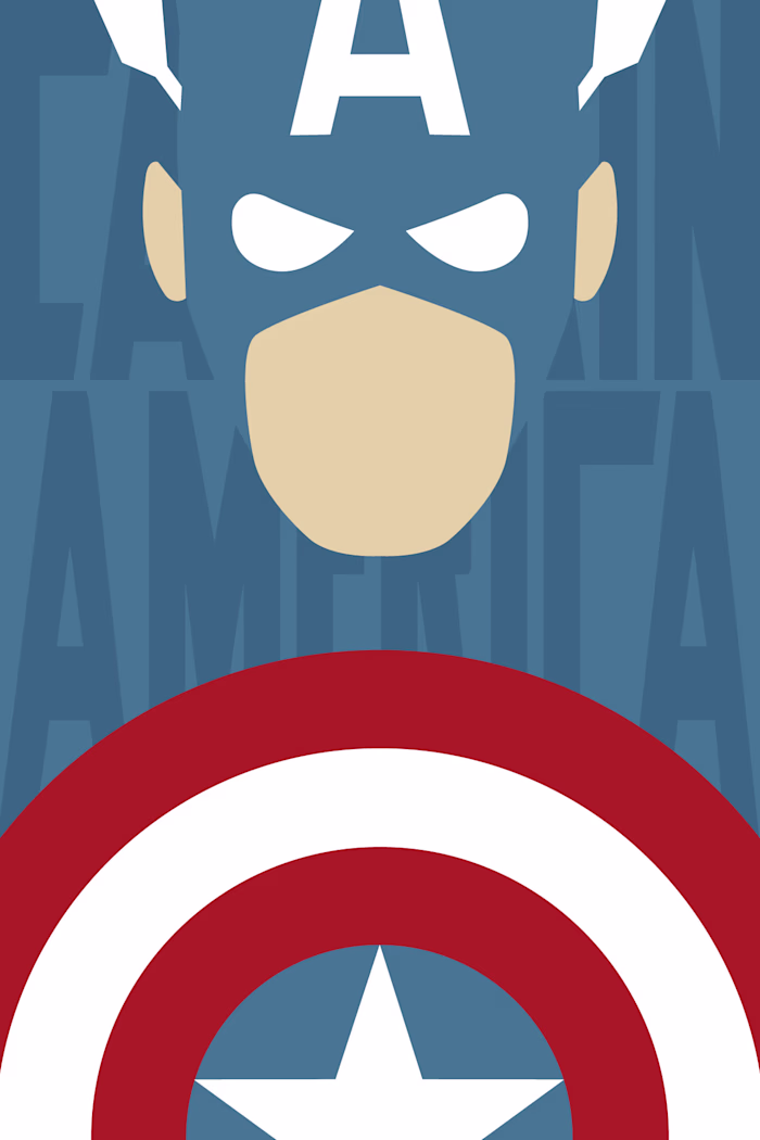 Minimal Superhero Posters