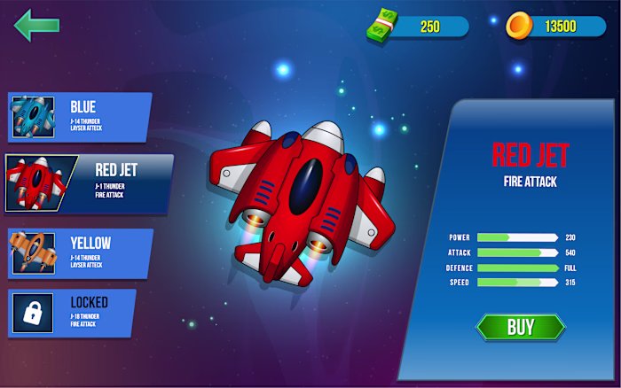 Jet Mobile game ui Design🚀