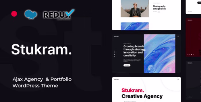 Stukram - AJAX Agency & Portfolio WordPress Theme