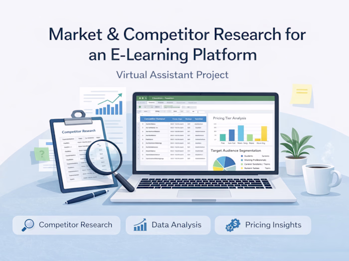 Market & Competitor Research (E-Learning Industry)