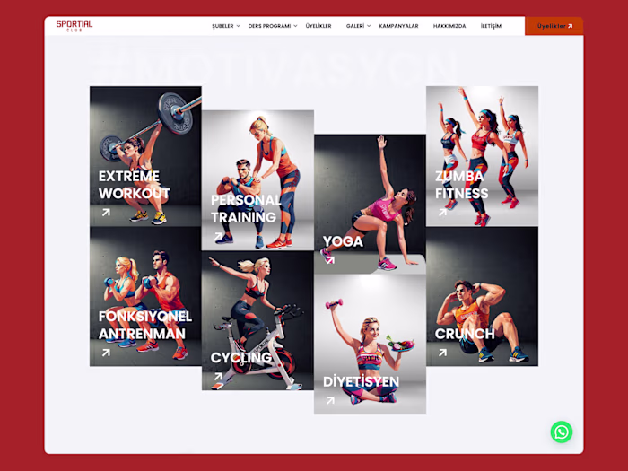 Corporate Website - Sportial Club