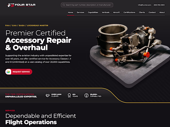 Four Star Accessory Overhaul Website Redesign & Development