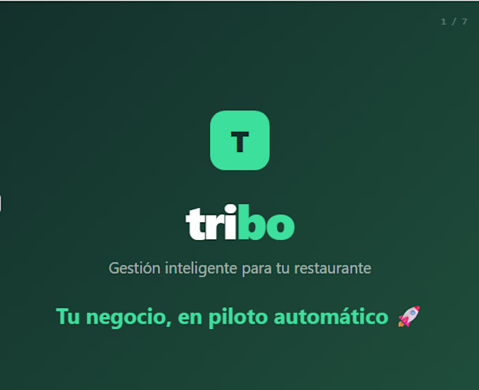 Tribo — Smart Restaurant Management System