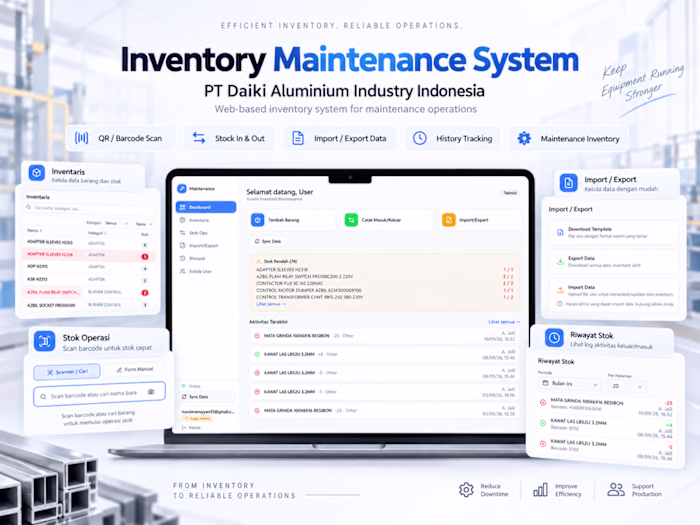Maintenance Inventory Management System —