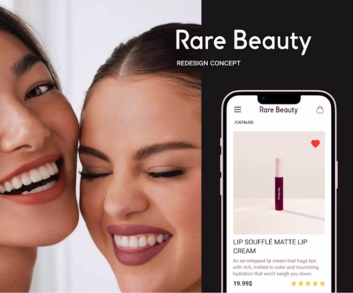 Rare Beauty | E-commerce Redesign Website