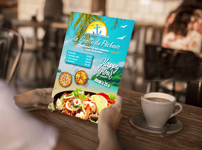 menu restaurant