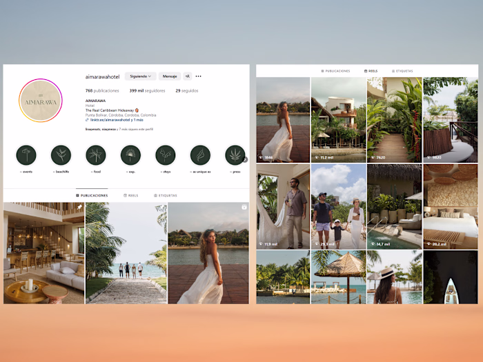 Caribbean Luxury Hotel Instagram Rebrand & Growth