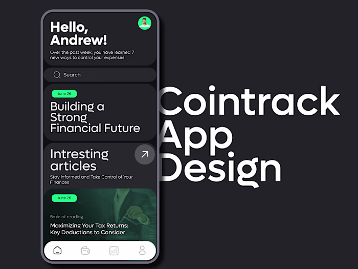 Cointrack App Design 