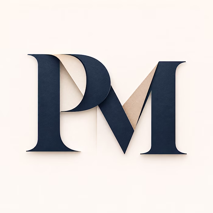 PM Monogram — Personal Brand Identity